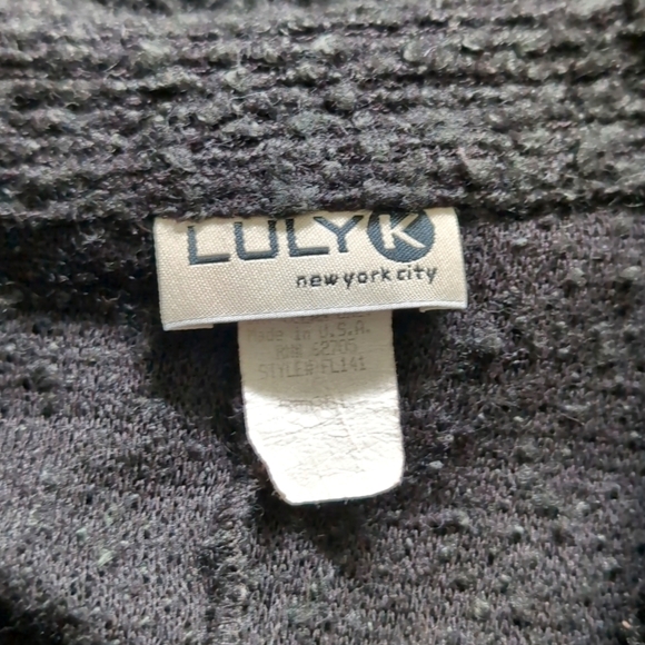 Y2K 2000s Textured Longline Wool-Blend Cardigan - Picture 5 of 5